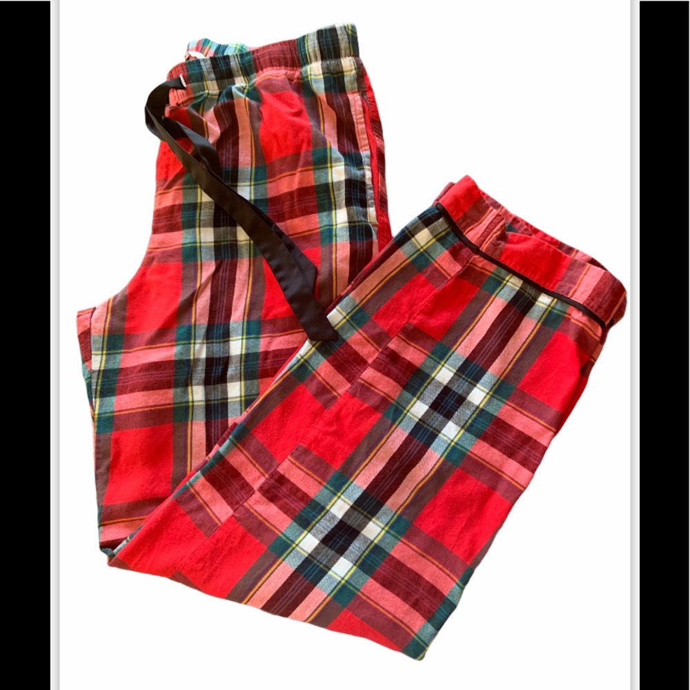 Victoria’s Secret pajamas.  Christmas colors‎